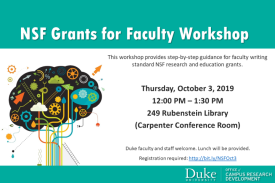 NSF Grants for Faculty Workshop